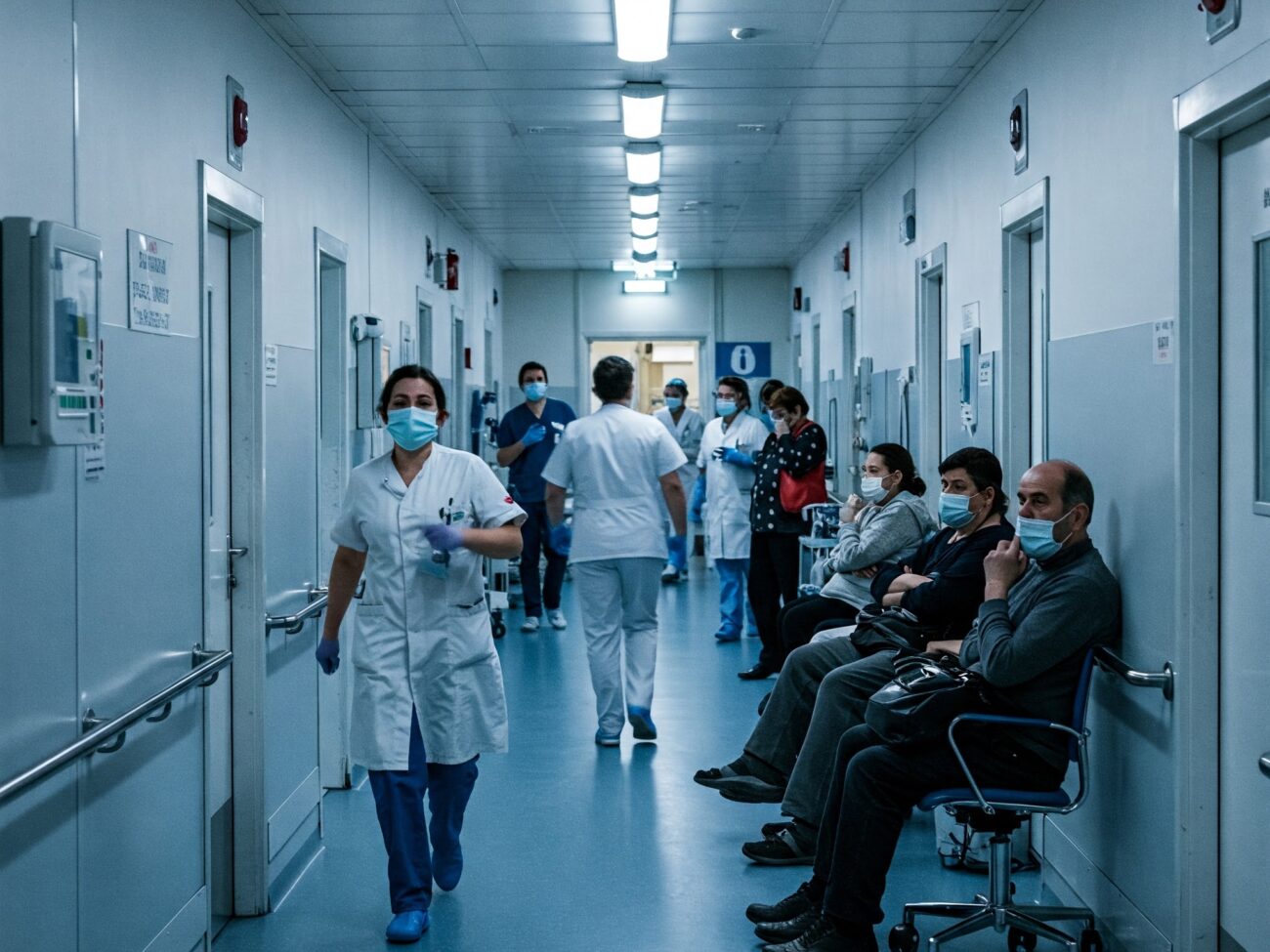 Plan blanc à l'hôpital