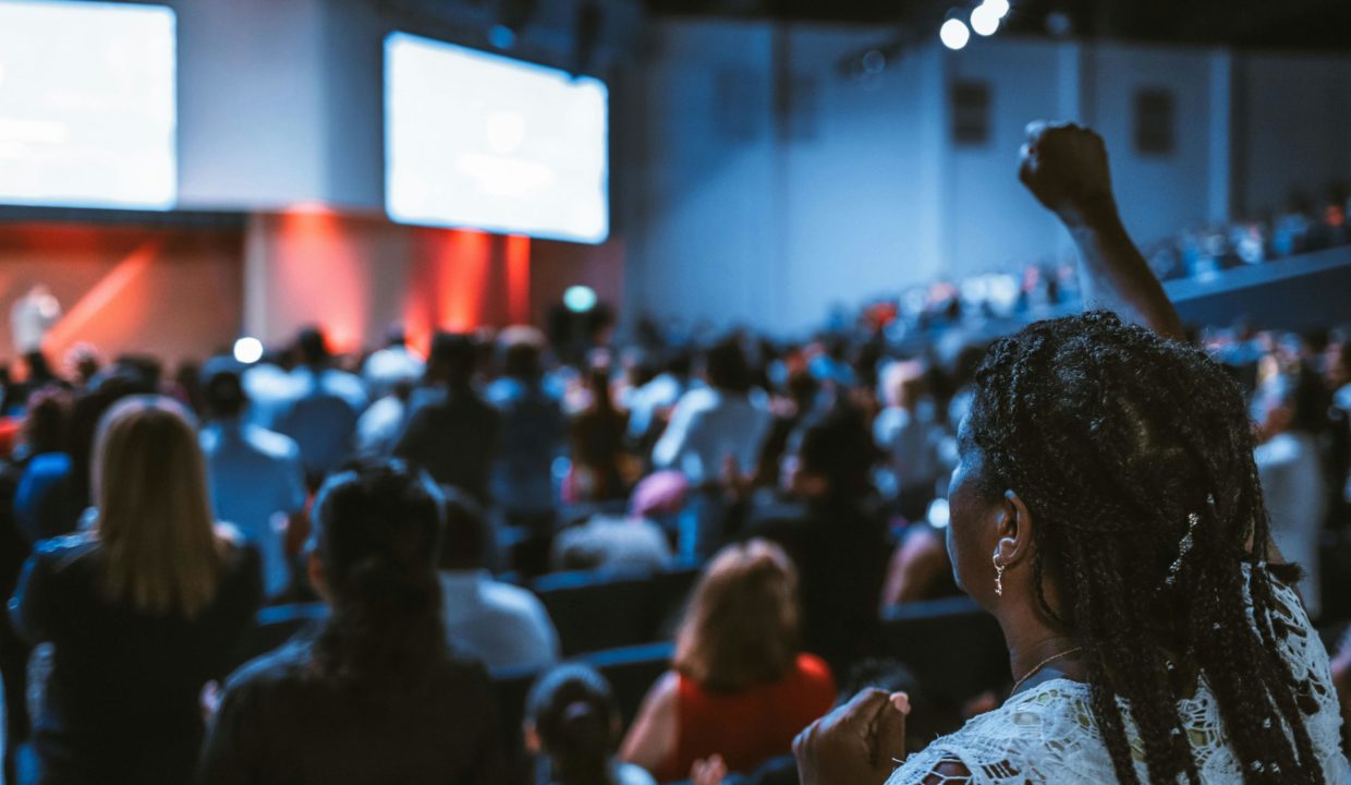 Une manifestation lors de la grève en entreprise