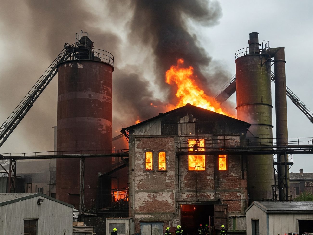Quel est le principal risque industriel ? l'Incendie dans un bâtiment industriel